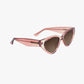 MOXIE BLUSH Polarized Women's Cat Eye Fashion Sunglasses