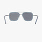 LEX DENIM Polarized Navigator Metal Sunglasses
