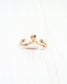 Emerie Hoop Earring Worn Gold