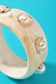 Acrylic Pearl Bangle Bracelet