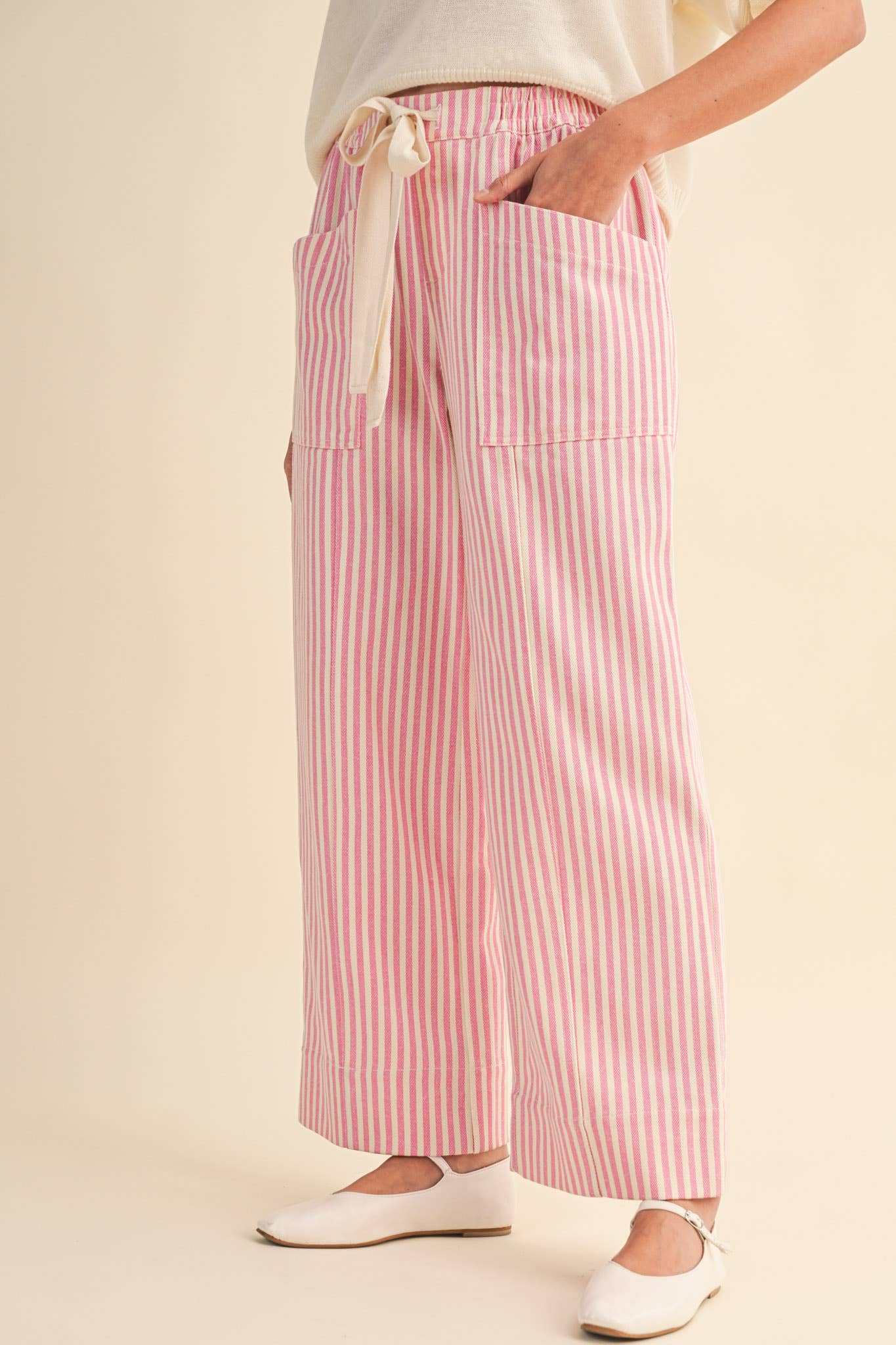 Kimber Pink Stripe Pant | &Merci