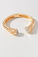 Hammered Hinge Bangle Bracelet