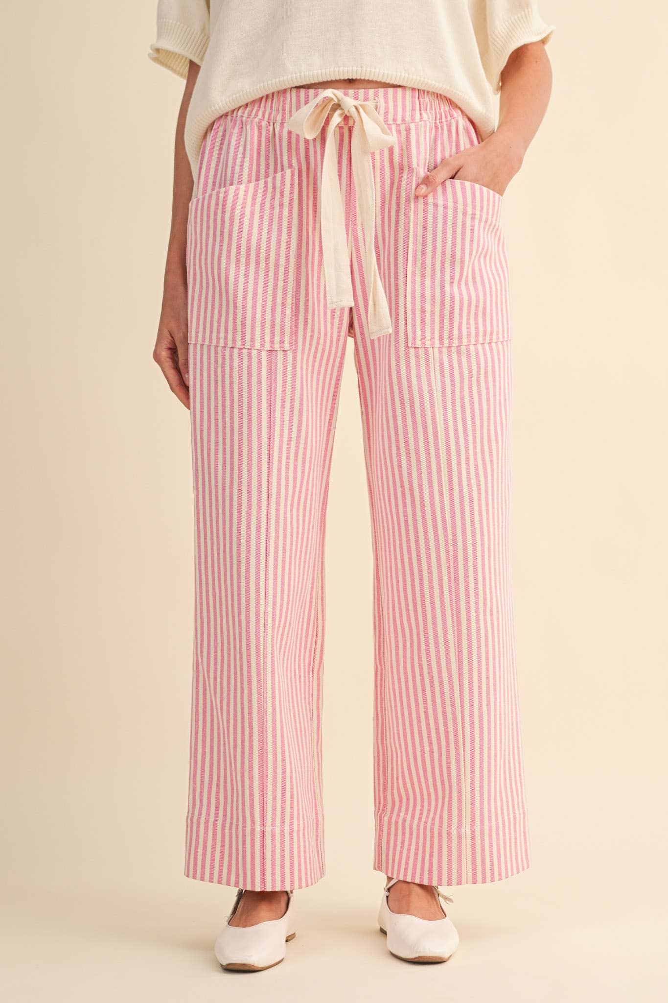 Kimber Pink Stripe Pant | &Merci