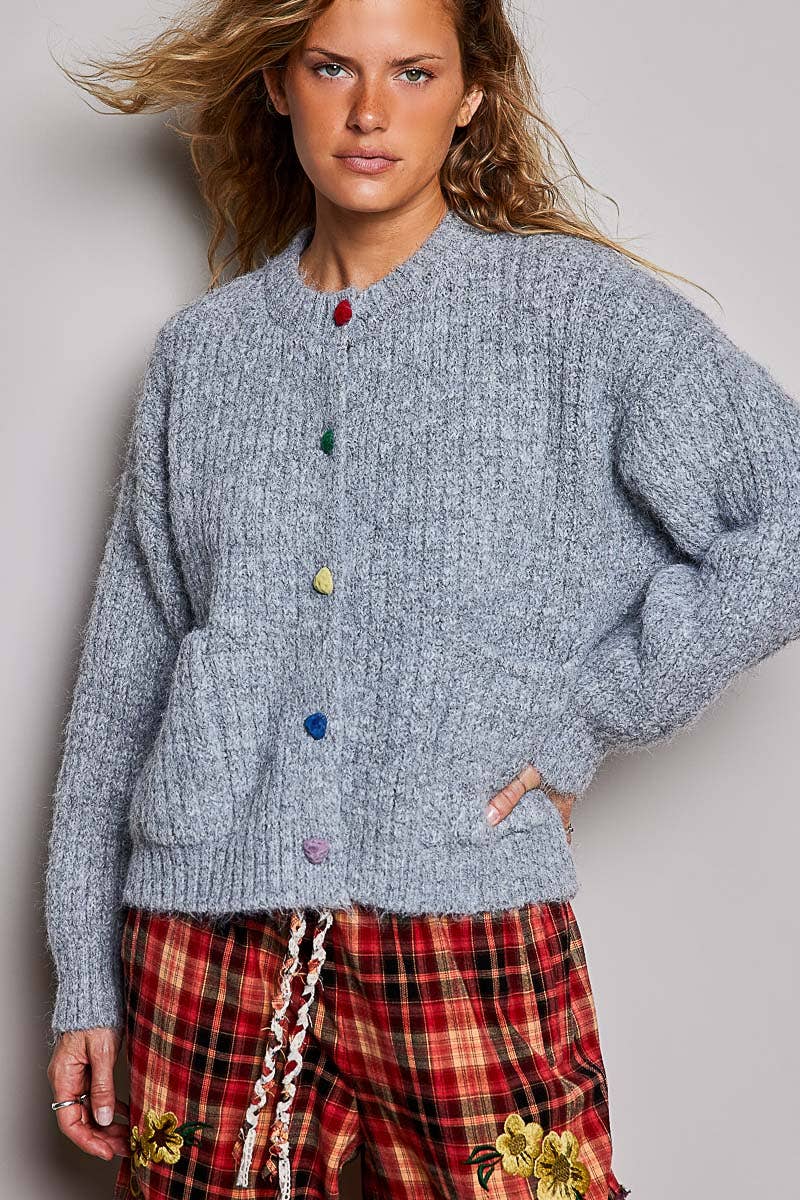 Cozy Color Cardi | POL