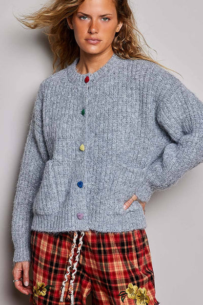 Cozy Color Cardi | POL