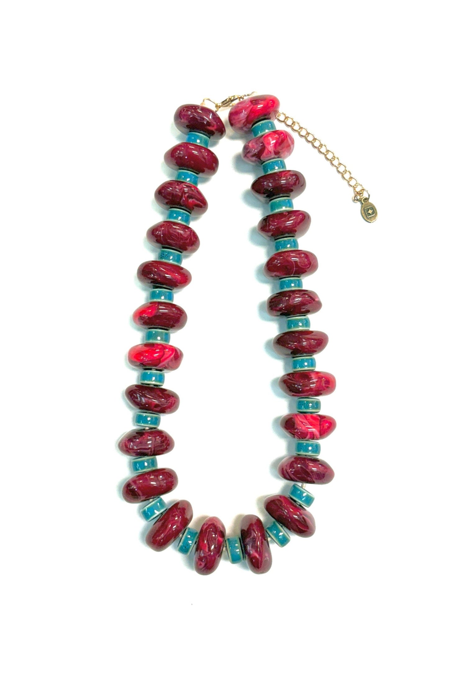Beulah Necklace- Crimson
