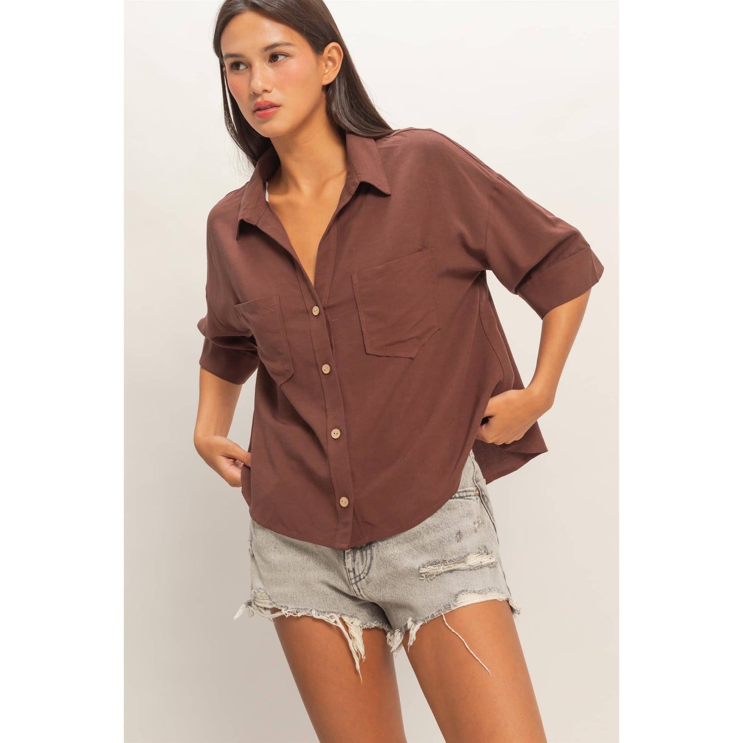 The Bennie Button Up (4Colors) | HYFVE