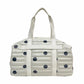 Cassie Weekender Duffel Bag | Black Polkadot