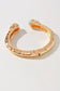 Hammered Hinge Bangle Bracelet