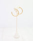 Lexi Small Hoop Earring Worn Gold