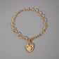 Spiked Heart Toggle Necklace