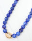 Brooklyn Bold Stone Necklace Blue