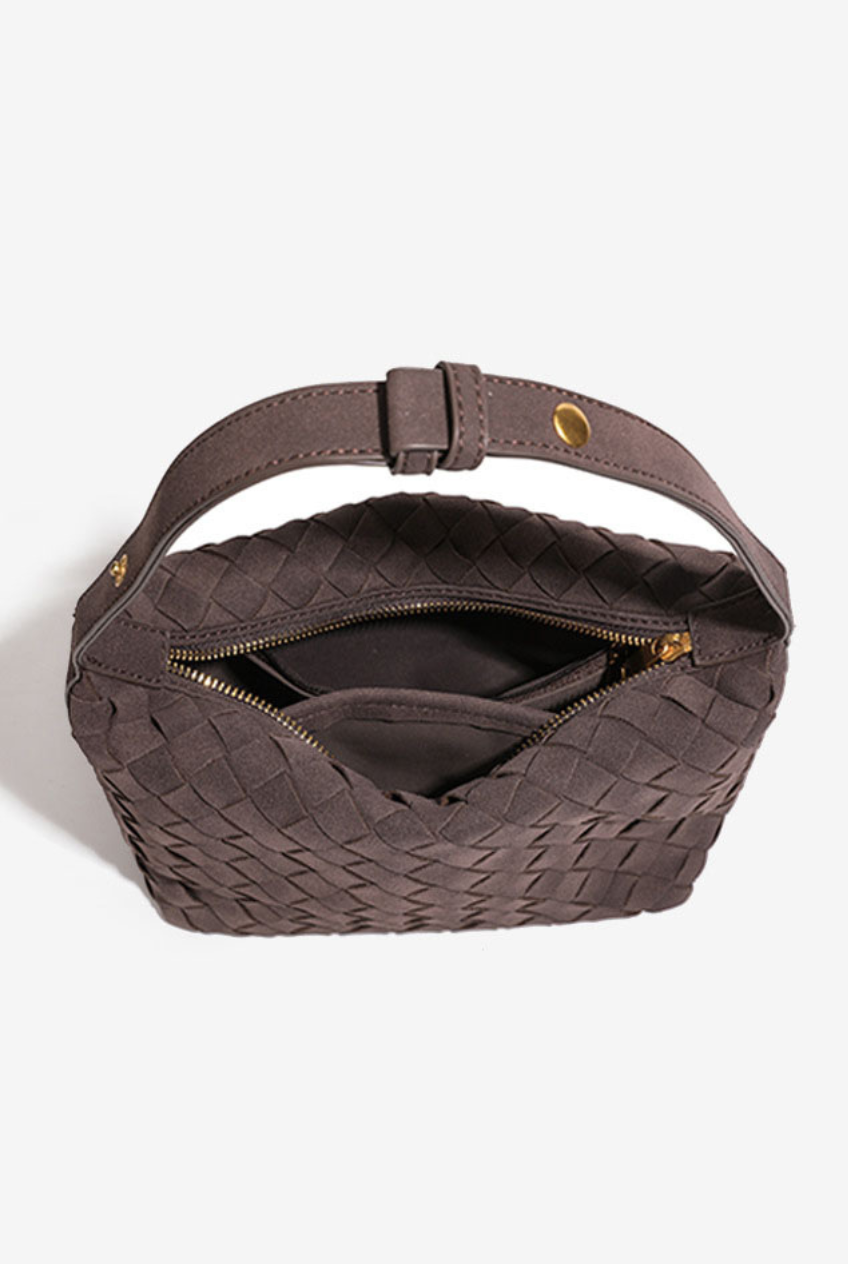 Woven Suede Bag | 3 Colors