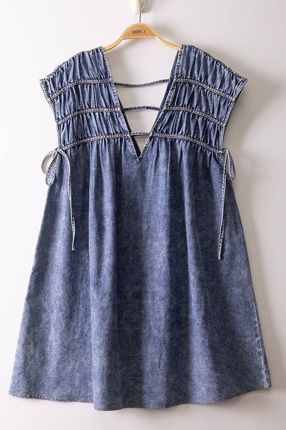 Mandy Chambray Mini Dress | VeryJ