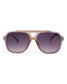 Astrid - Women's Oversized Aviator Sunglasses: Purple