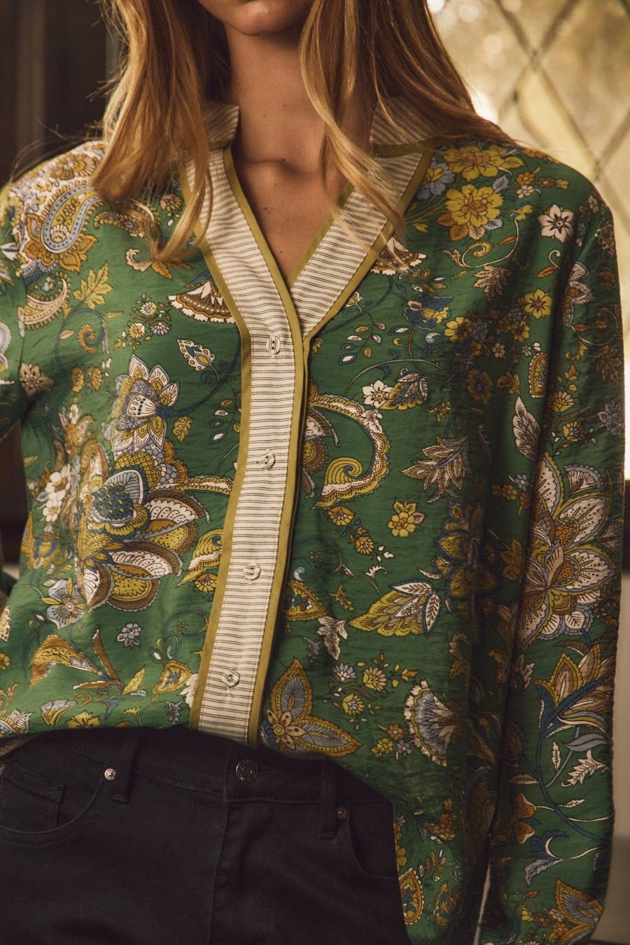 Paisley Printed Blouse
