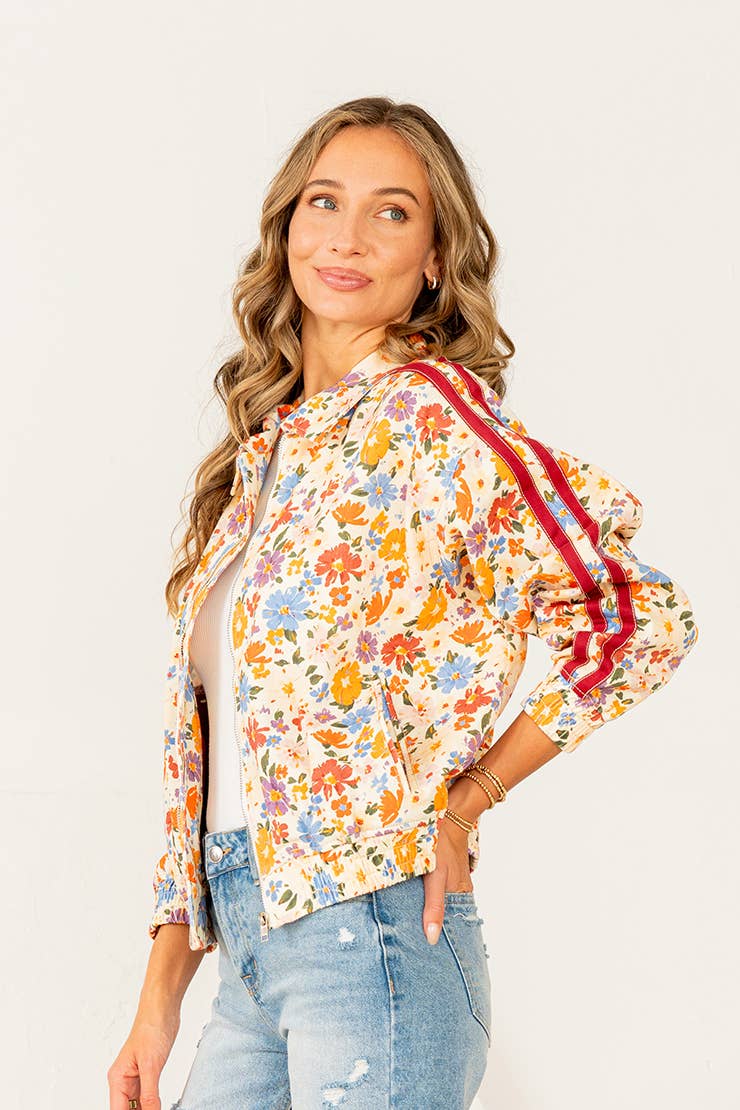 Wildflower Bomber Jacket | Sew In Love
