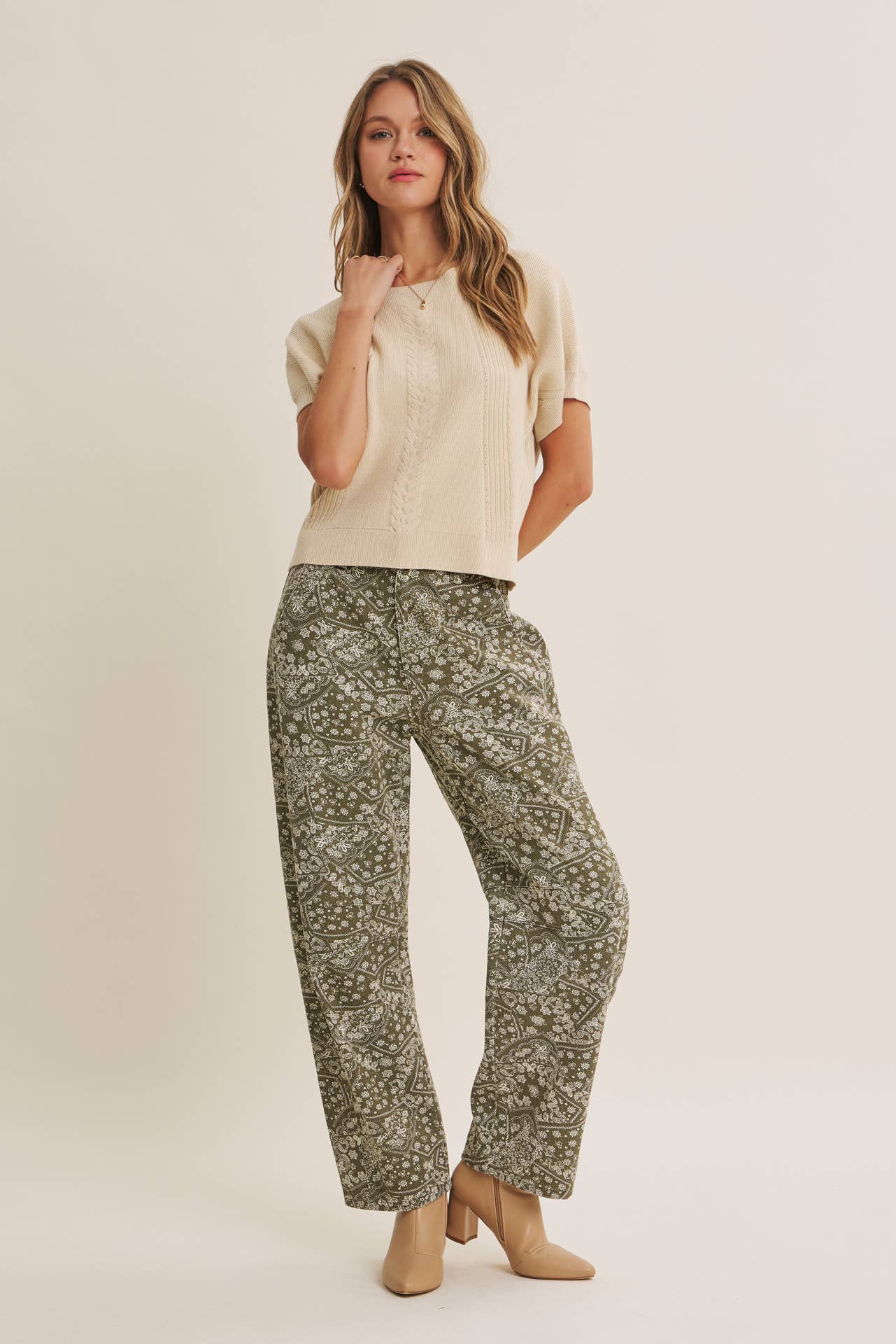 The Market Day Printed Pant | In February