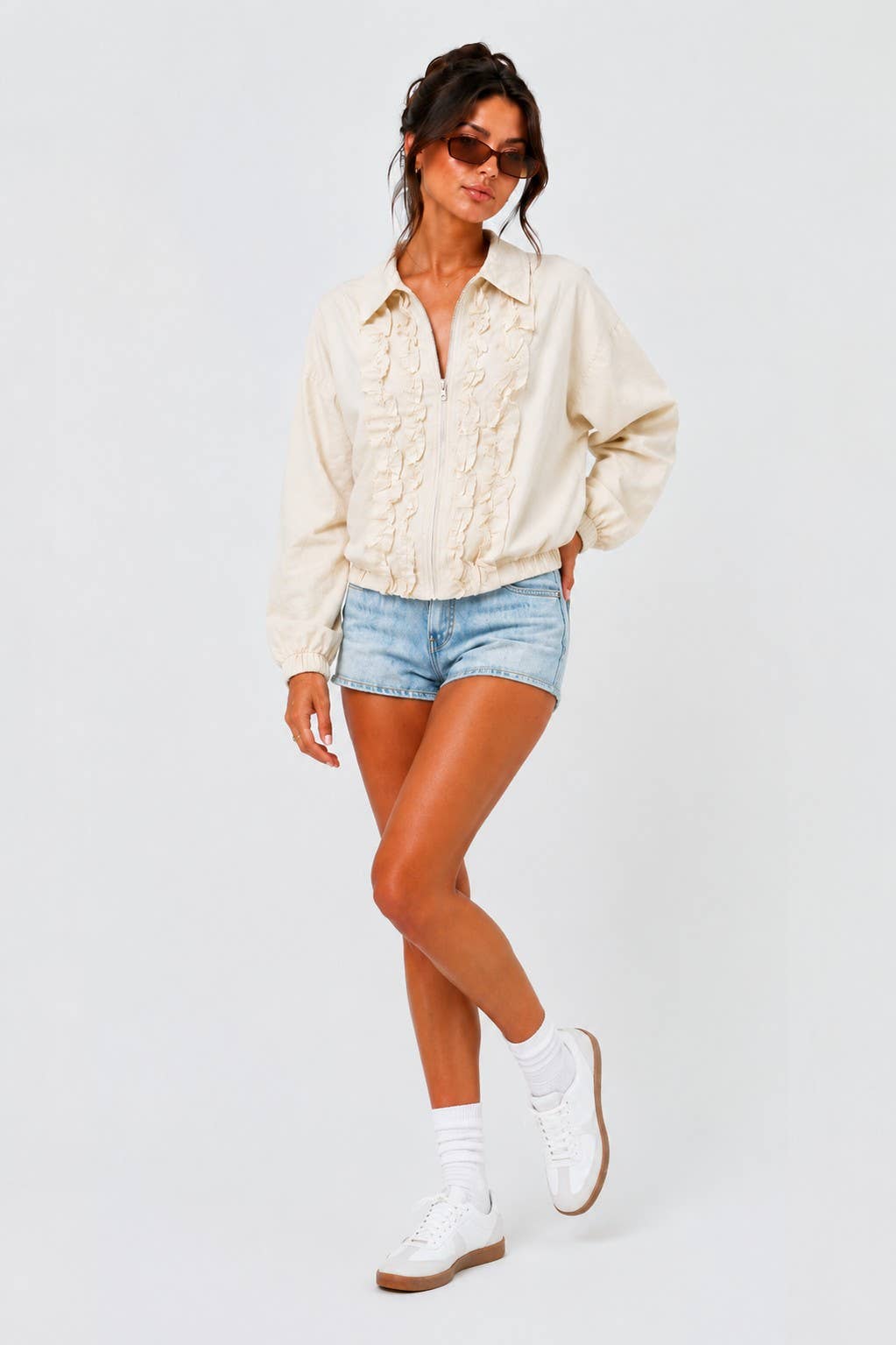 The Ruff Track Jacket in Cream