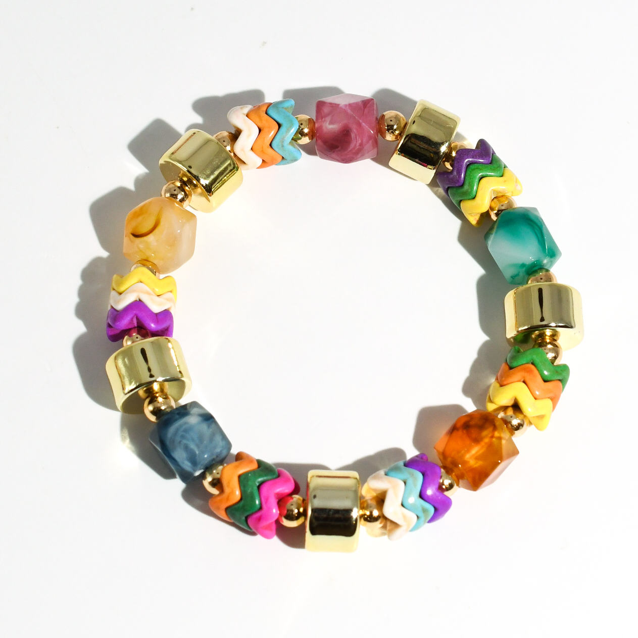 Electric Chic Gold Bracelet | Treasure Jewels