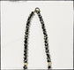 Ceramic Black Giraffe Glass & Coconut Wood Bead Necklace