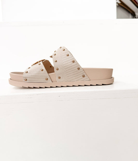 Marigold Sandals in Cream