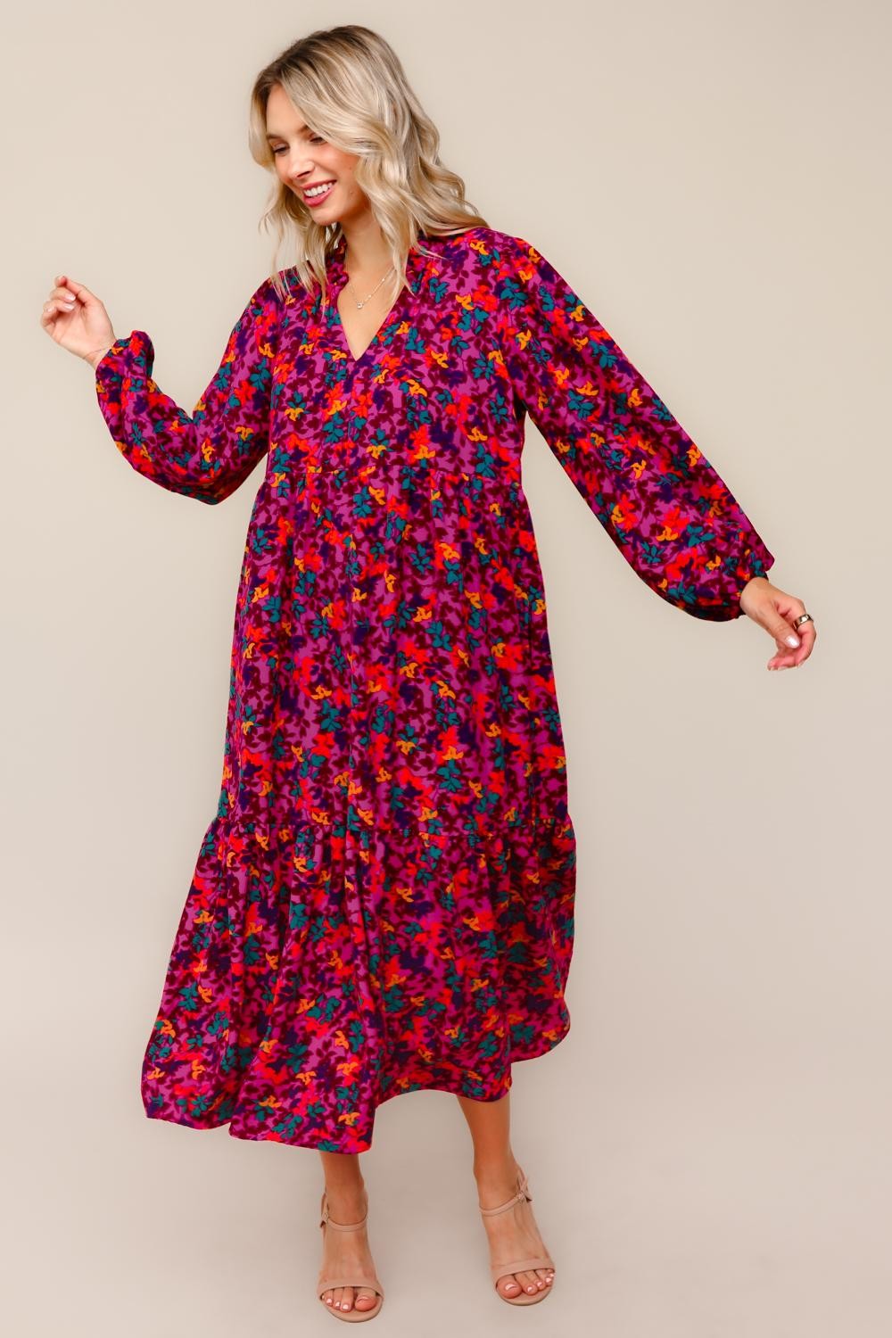 The Lindsay Tiered Maxi | Haptics