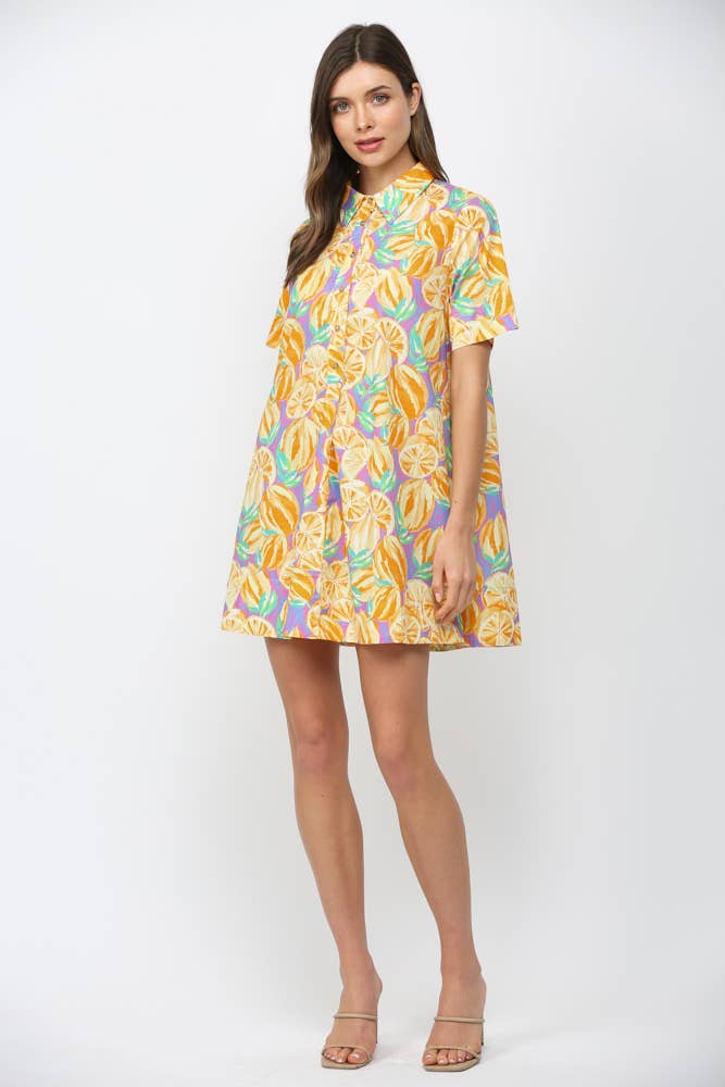 The Citrus Poplin Dress | Fate