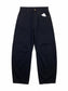 Crop Straight Black Denim | Luzina