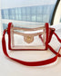 Anna Clear Bag Red