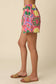 Nora Floral Drawstring Pull-On Shorts