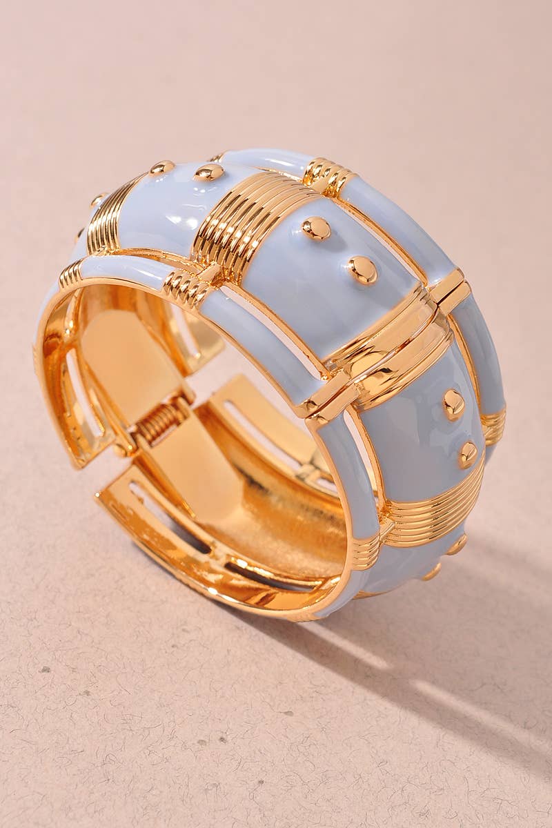 ENTIQUE DESIGN CHUNKY HINGED BRACELET