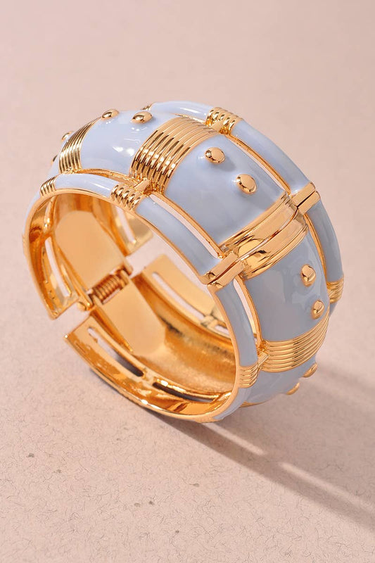 ENTIQUE DESIGN CHUNKY HINGED BRACELET
