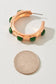 Square Inlay Hoop Earrings