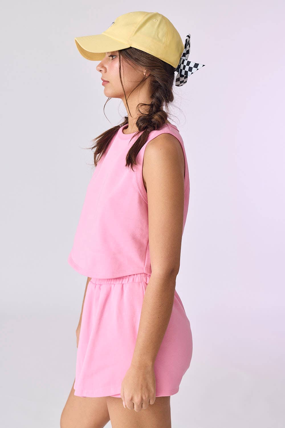 Kailee Terry Knit Skort Set | Papermoon