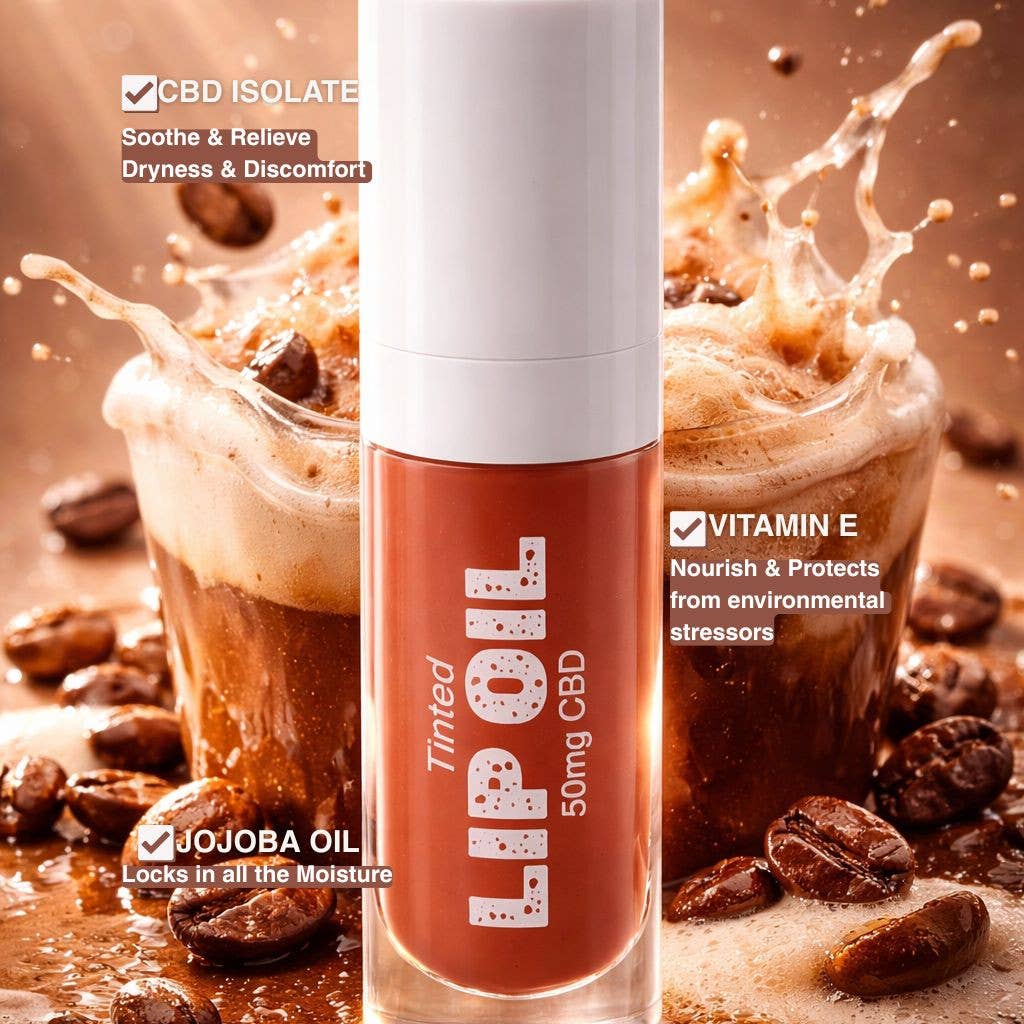 Twine CBD Lip Oil  – Tinted Mocha
