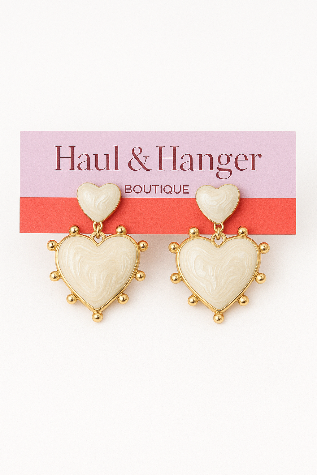 Heart & Stud Earrings