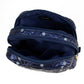 Cosmetic Makeup Bag Travel Pouch | Polka Dot Sapphire