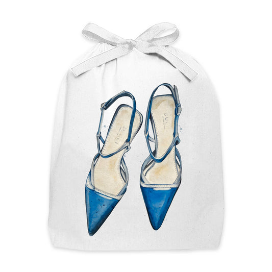 Pack Your Bags - Blue Shoes Travel Shoe Bag