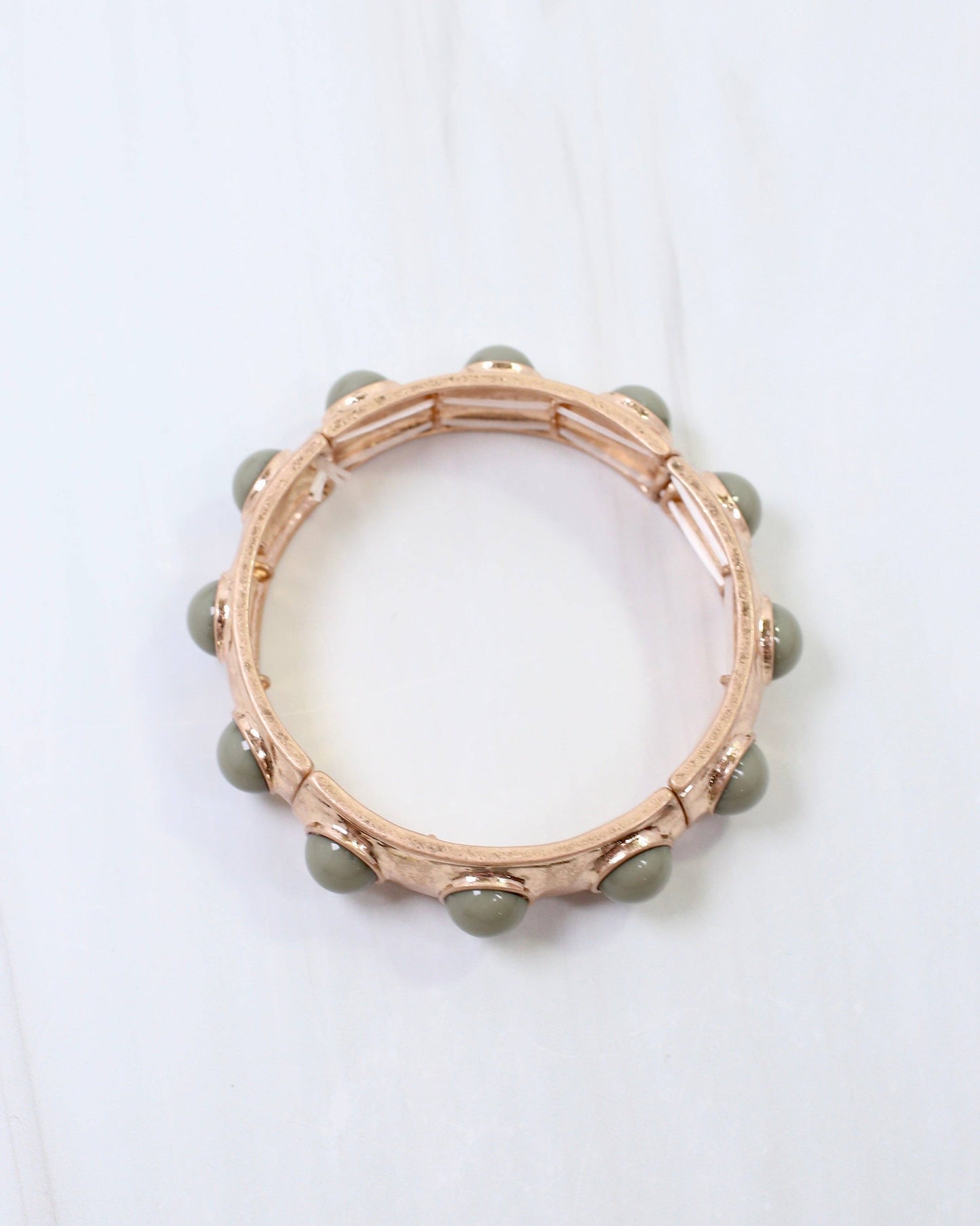 Reagan Stretch Bracelet Grey
