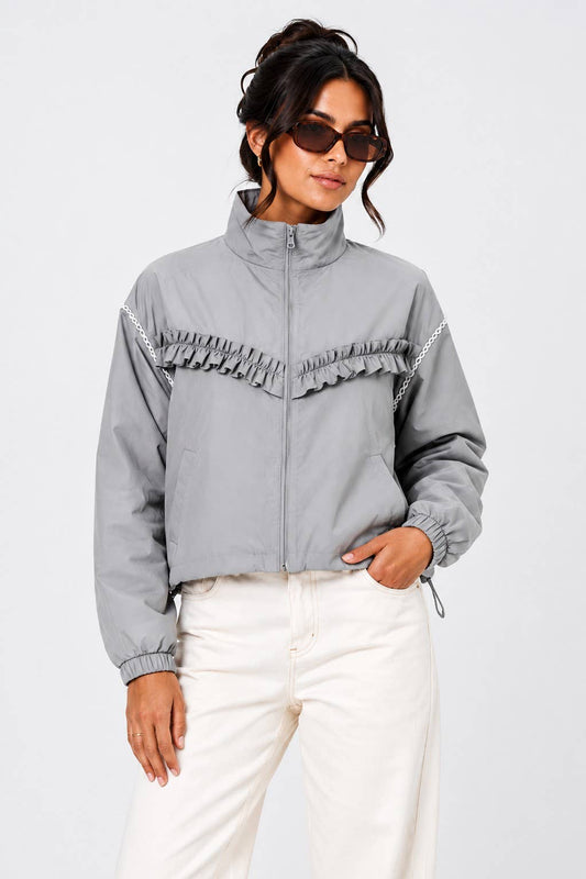 The Ruff Windbreaker in Gray