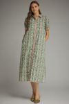 Ecru Floral Dress with Collar | Entro
