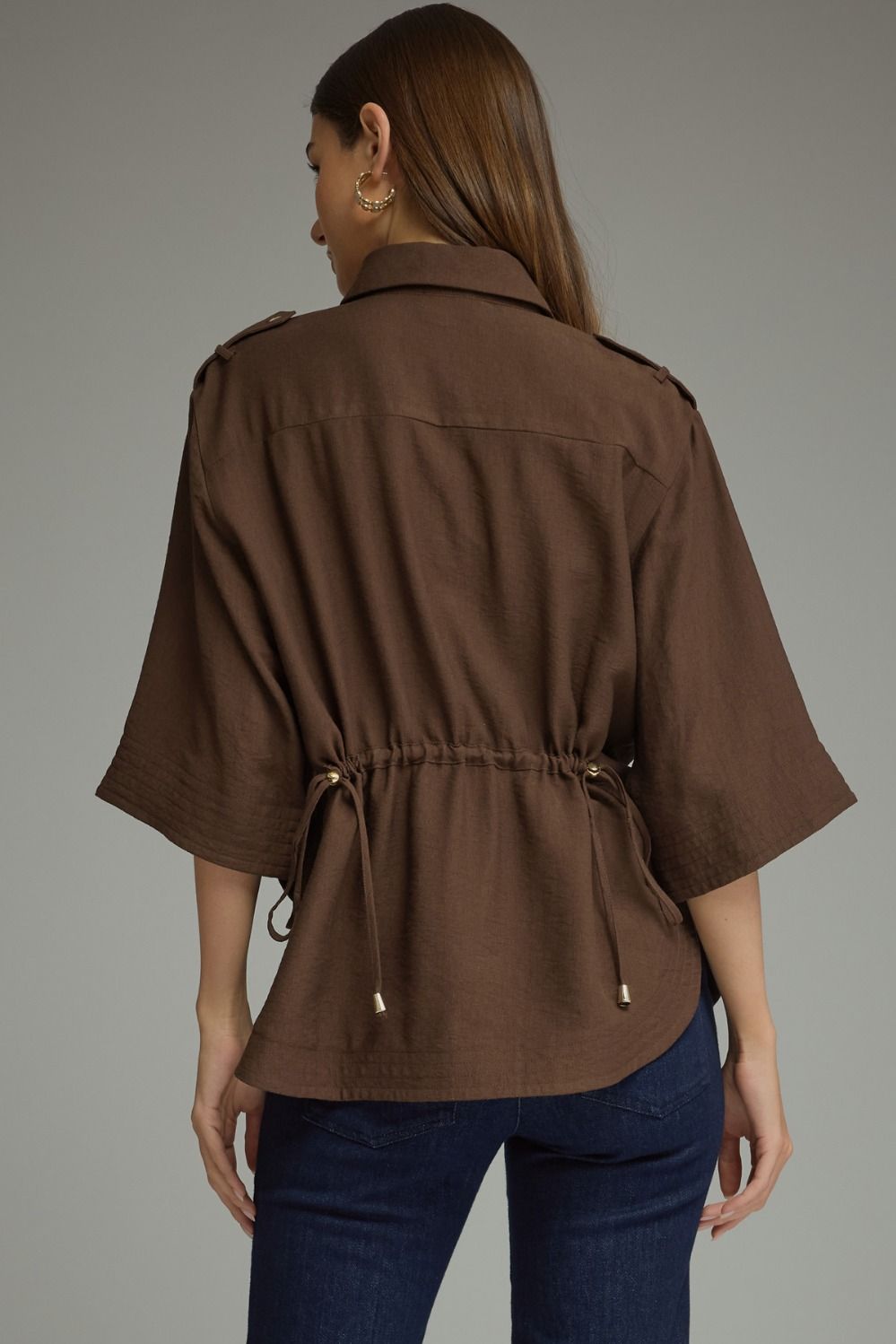 The Qunicy Brown Top | Entro