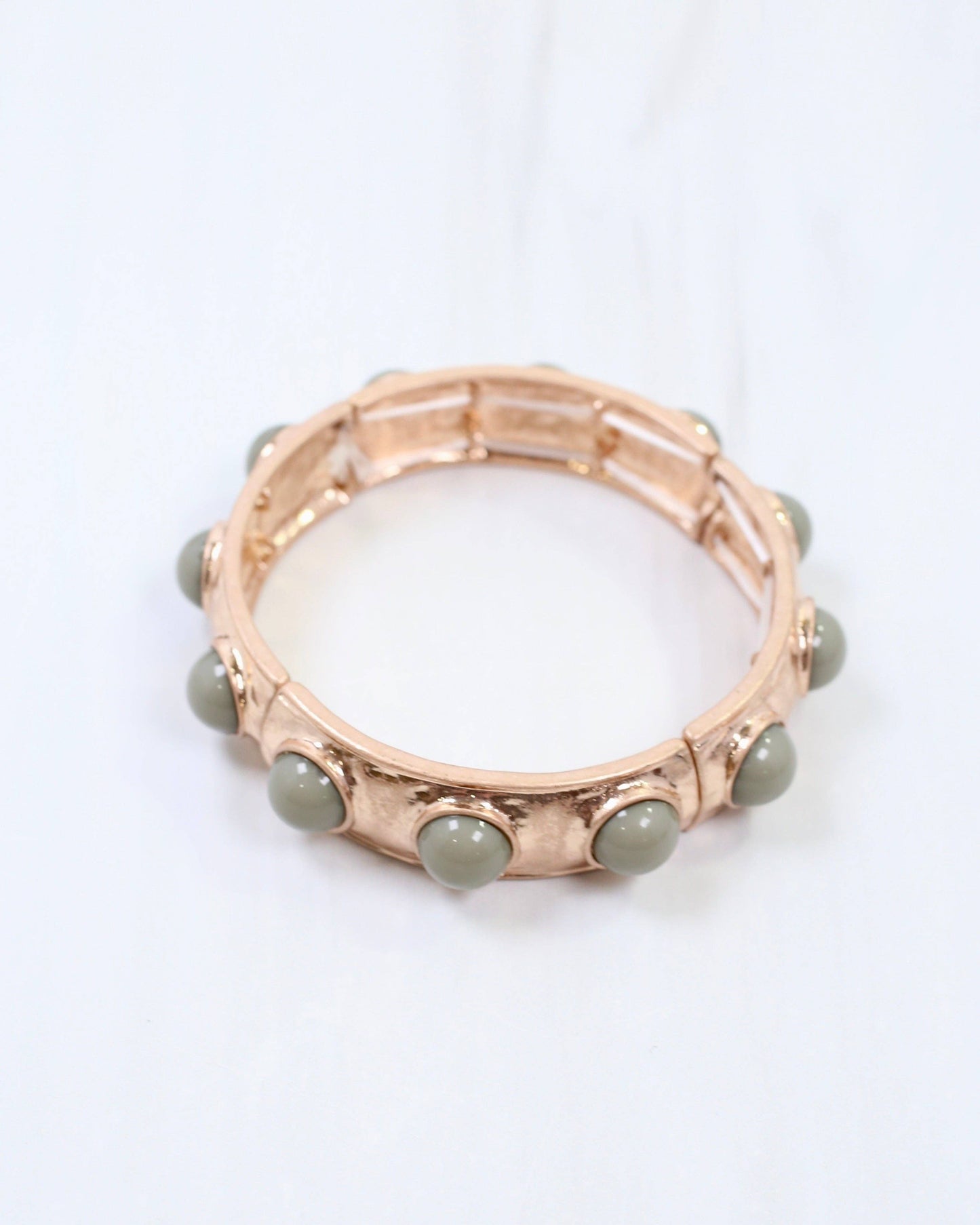 Reagan Stretch Bracelet Grey