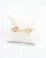Edith Horsebit Spring Cuff Bracelet Gold