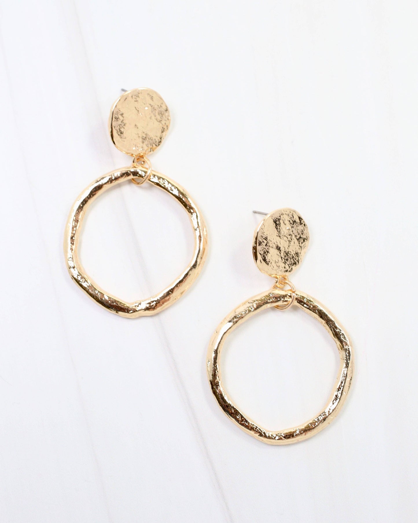 Concord Drop Earring Gold | Caroline Hill