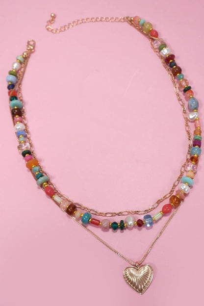 Fiesta Beaded Layered Necklace