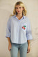 The Cherry Sequin Button Down | Star Drop