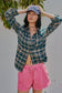 Mrs. Plaid Button Up | Urban Daizy
