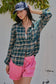 Mrs. Plaid Button Up | Urban Daizy